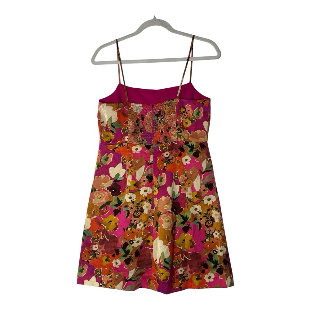 New Sezane Robe Shania Dress Womens Size US 6 Floral Sleeveless Mini Luxury - Picture 4 of 14